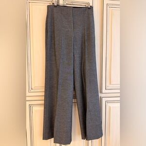 Express Gray Trousers with Front Ankle Split Detail